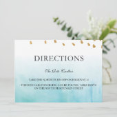 Seashore - Richtingen Kaart (Staand voorkant)