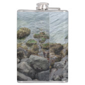 seashore roestvrijstalen waterfles heupfles (Achterkant)