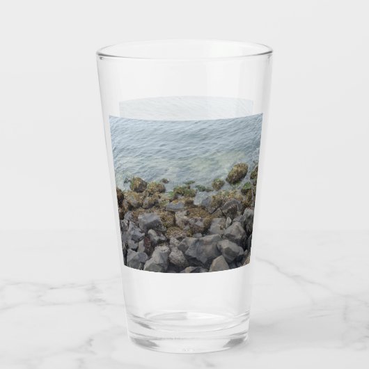 seashore-rotsen glas (Achterkant)