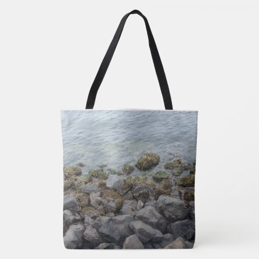 seashore-rotsen tote bag (Voorkant)