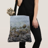 seashore-rotsen tote bag (Dichtbij)