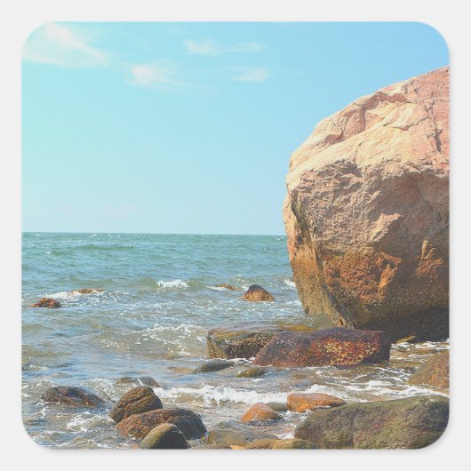 Seashore Scene Sticker (Voorkant)