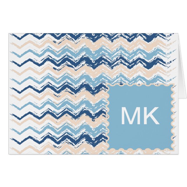 Seashore Scribble ZigZag (Voorkant Horizontaal)