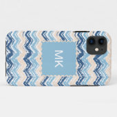 Seashore Scribble ZigZag Case-Mate iPhone Case (Achterkant (horizontaal))