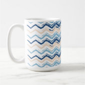 Seashore Scribble ZigZag Koffiemok (Links)