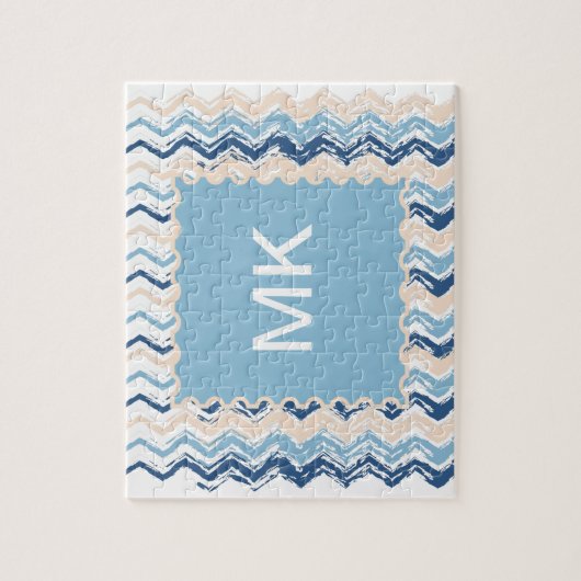 Seashore Scribble ZigZag Legpuzzel (Verticaal)