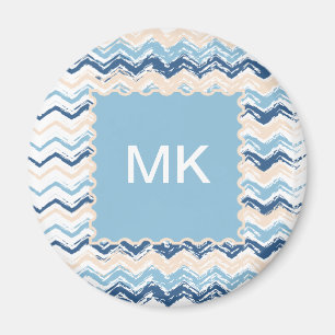 Seashore Scribble ZigZag Magneet