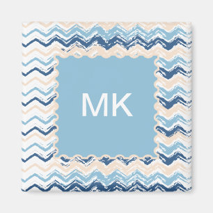 Seashore Scribble ZigZag Magneet