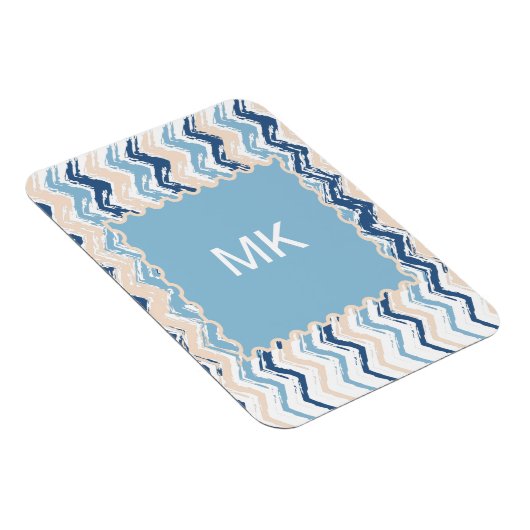 Seashore Scribble ZigZag Magneet (Rechterzijde)