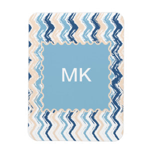Seashore Scribble ZigZag Magneet