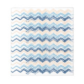 Seashore Scribble ZigZag Notitieblok (Voorkant)