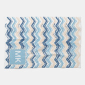 Seashore Scribble ZigZag Theedoek (Horizontaal)