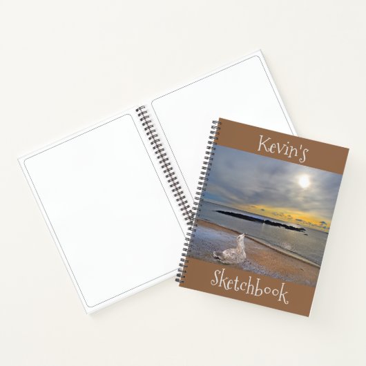 Seashore Sketchbook Notitieboek (Binnen)