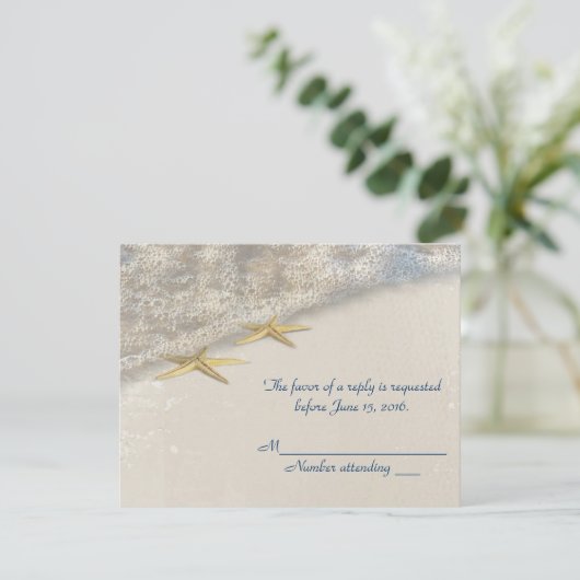 Seashore Starfish RSVP (Staand voorkant)