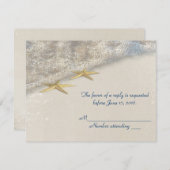 Seashore Starfish RSVP (Voorkant / Achterkant)