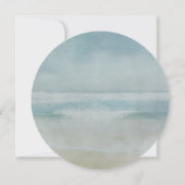 Seashore Starfish Wedding Invite Kaart (Achterkant)