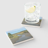 Seashore Stenen Onderzetter (Zijkant)