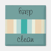 Seashore Stripes Pattern Magneet (Voorkant)