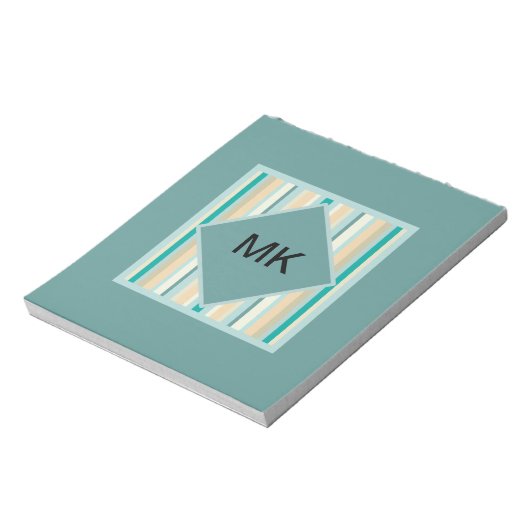 Seashore Stripes Pattern Notitieblok (Linkerzijde)