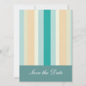 Seashore Stripes Pattern Save The Date (Voorkant)