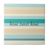 Seashore Stripes Pattern Tegeltje (Voorkant)