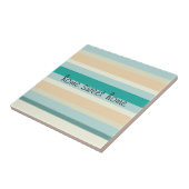 Seashore Stripes Pattern Tegeltje (Zijkant)