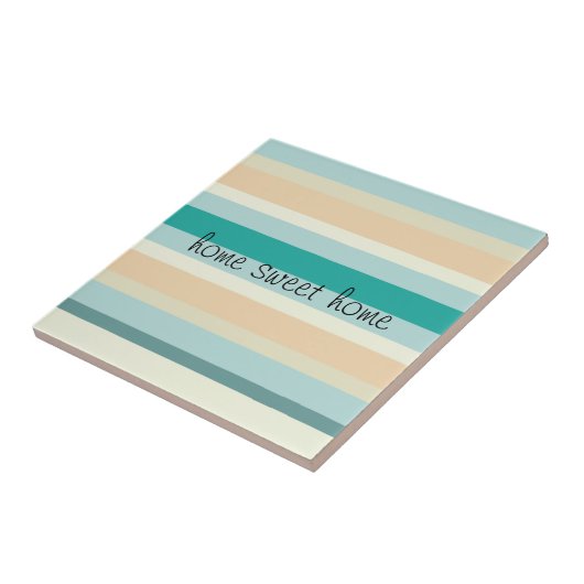 Seashore Stripes Pattern Tegeltje (Zijkant)