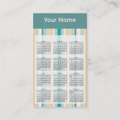 Seashore Stripes Pattern Visitekaartje (Achterkant)