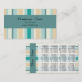 Seashore Stripes Pattern Visitekaartje (Voorkant / Achterkant)