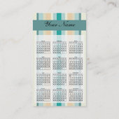 Seashore Stripes Pattern Visitekaartje (Achterkant)