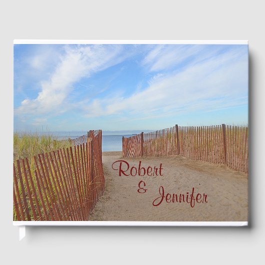 Seashore Thema Gastenboek (Voorkant)