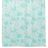 Seashore Theme Shower Curtain Douchegordijn (Voorkant)