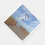 Seashore Theme Wedding Servet (Hoek)