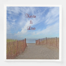 Seashore Theme Wedding Servet