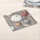 Seashore Treasures Kartonnen Onderzetters (Schuin)