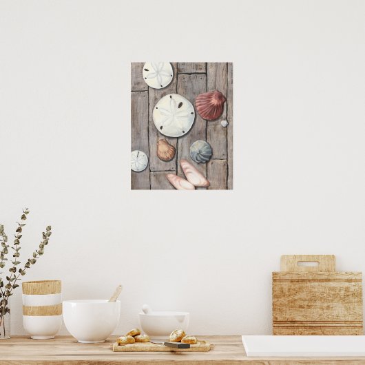 Seashore Treasures Poster (Keuken)