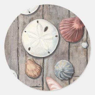 Seashore Treasures Ronde Sticker