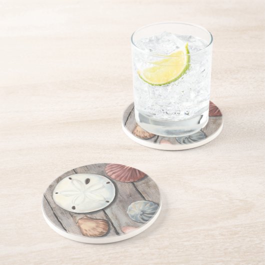 Seashore Treasures Zandsteen Onderzetter (Zijkant)