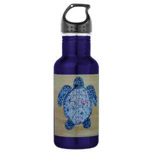 Seashore Turtle Waterfles