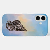 Seashore Vibes met Seashell Case-Mate iPhone Case (Achterkant (horizontaal))