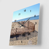 Seashore Wall-klok Vierkante Klok (Hoek)