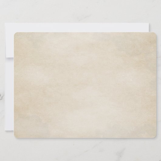 Seashore Wedding Kaart (Achterkant)