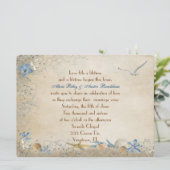 Seashore Wedding Kaart (Staand voorkant)