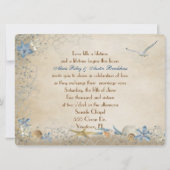 Seashore Wedding Kaart (Voorkant)