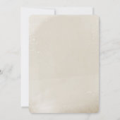 Seashore Wedding Vow Renewal Kaart (Achterkant)