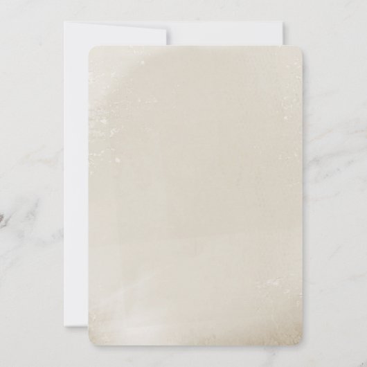 Seashore Wedding Vow Renewal Kaart (Achterkant)