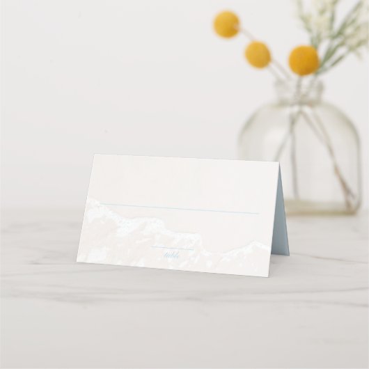 Seashore Zand en Zee Zitplaatsen Kaart Plaatskaartje (Voorkant)