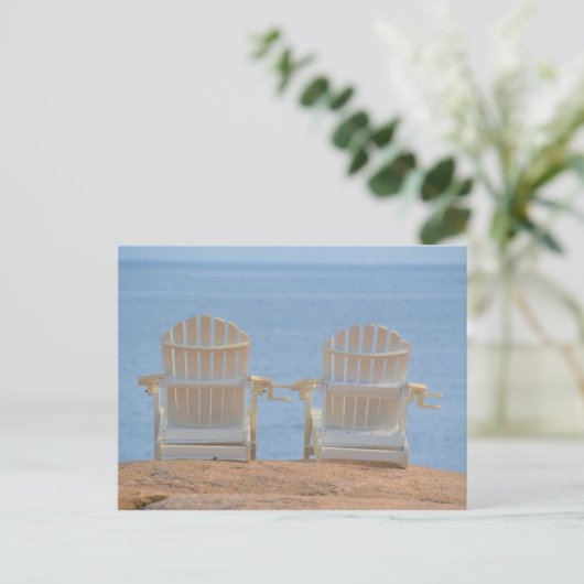 Seaside Adirondack Chairs Briefkaart (Staand voorkant)