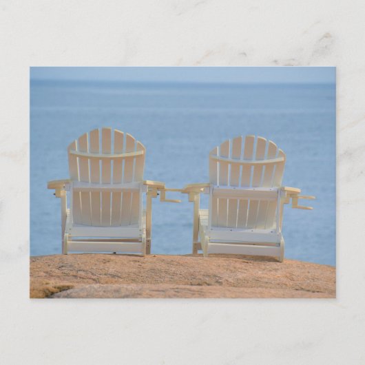 Seaside Adirondack Chairs Briefkaart (Voorkant)