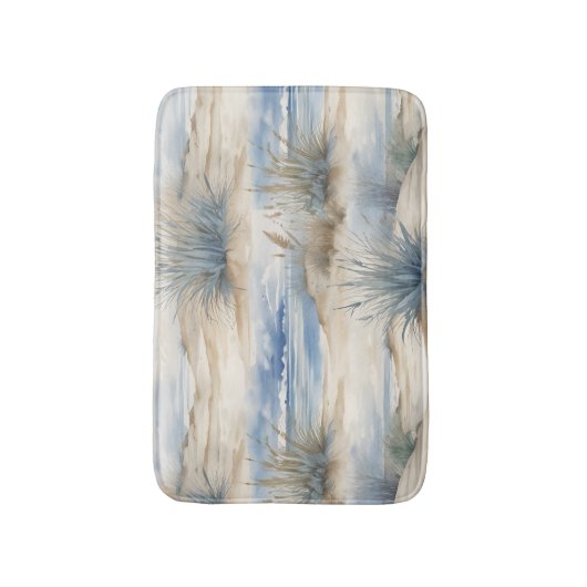 Seaside art strand thema badmat (Voorkant Verticaal)